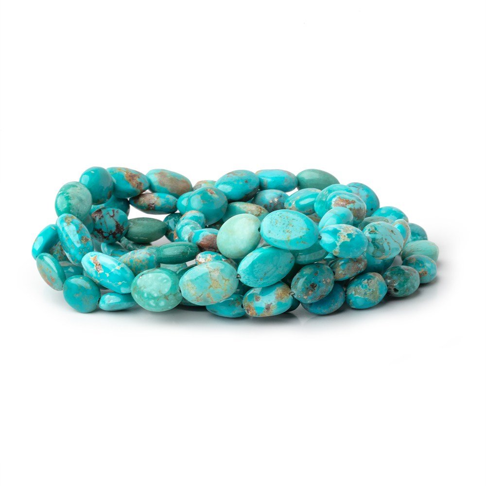 Sleeping Beauty Turquoise Plain Nugget Beads 18 inch 48 pieces