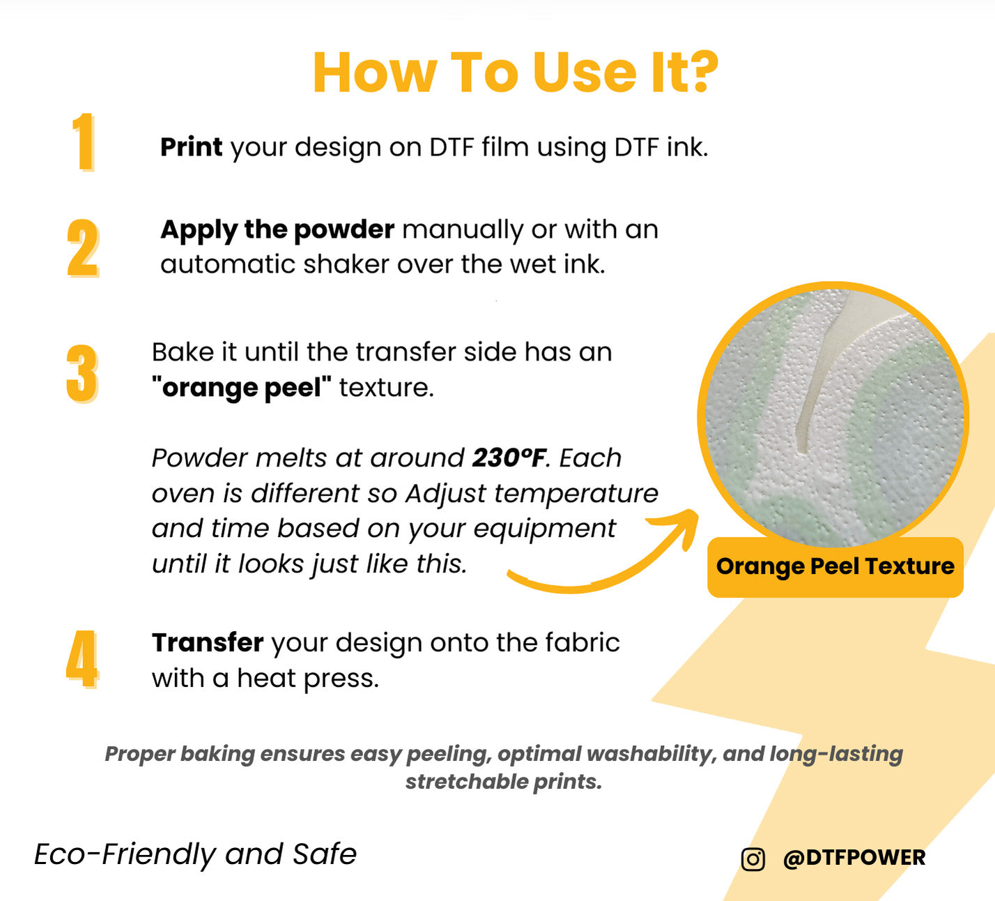 Bulk DTF Adhesive Powder