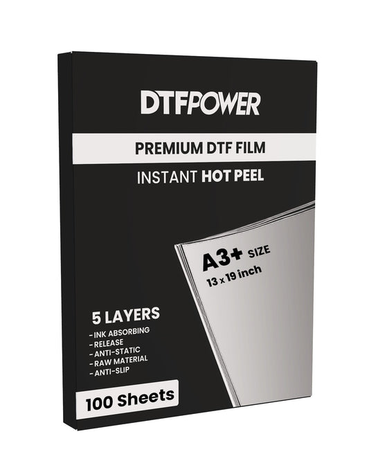 A3+ Turbo Peel Instant DTF Film Sheets
